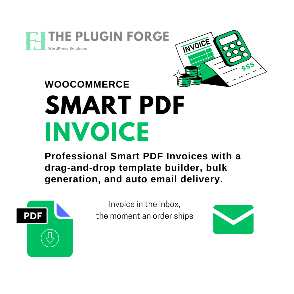 PDF Invoices — admin screenshot